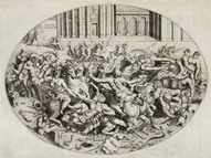 Battle of the Amazons by Vico